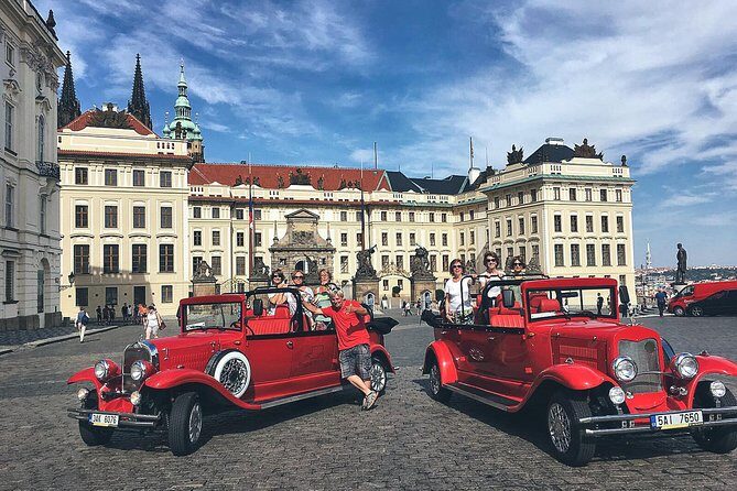 1,5 hour oldtimer convertible Prague sightseeing tour - The Real Tour Feel: Private, Flexible, and Driven by a Pro
