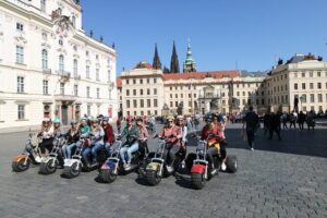 Amazing !!! Electric Trike Tour of Prague, live guide included - Meeting at Malá Strana and Getting Ready to Ride