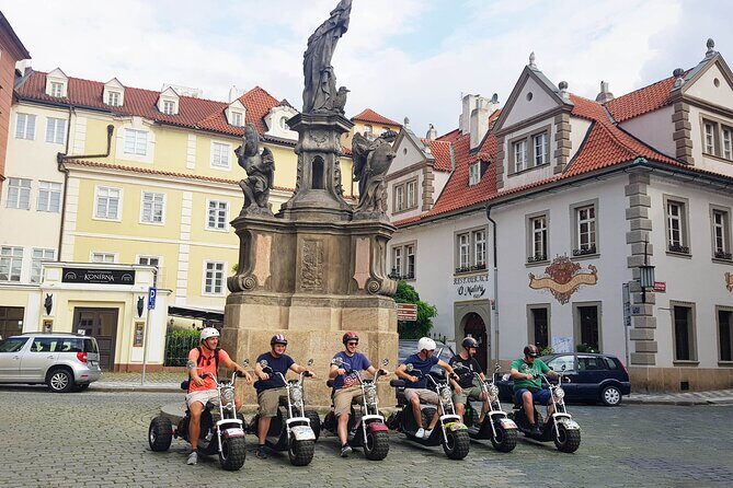 Amazing !!! Electric Trike Tour of Prague, live guide included - Old Town to Wenceslas Square: Churches, Estates, and Market Season