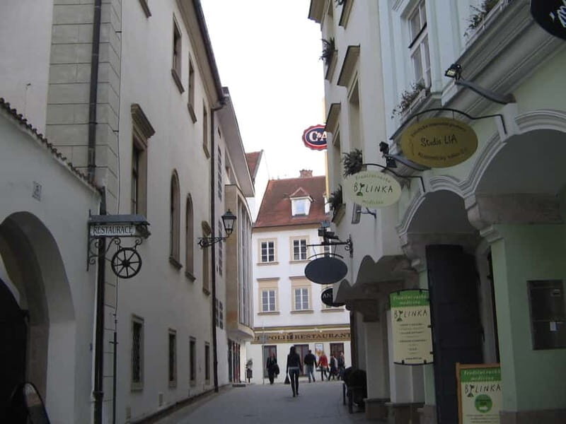 Brno: Historic Downtown Walking Tour - Day or evening, and why holiday markets can change the feel