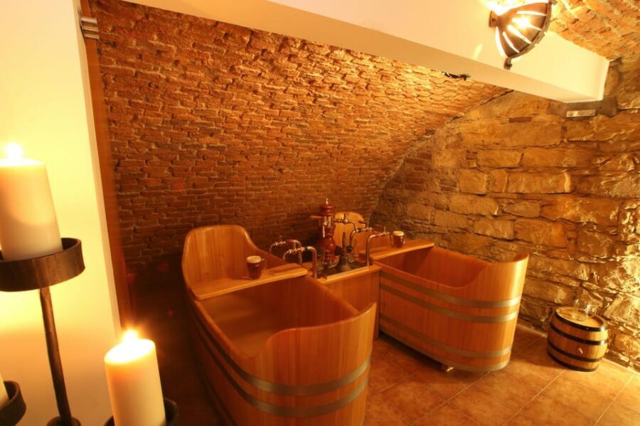Caroline Bernard Beer Spa Prague with Beer & Massage Option - Your Beer Tub Session: Unlimited Bernard on Tap