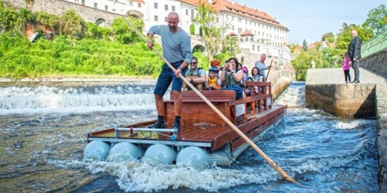 Český Krumlov: Wooden Raft River Cruise - Meeting at the Information Center, Then a 15-Minute Walk to the Port