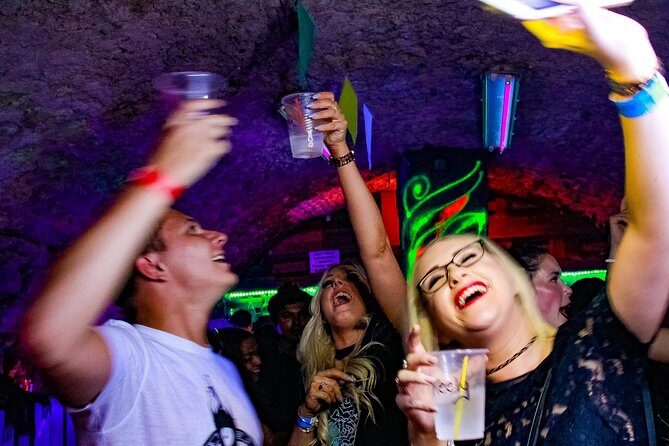 Clock Tower Bar Crawl ending at Prague's BIGGEST rooftop CLUB - The middle stops: how welcome shots keep the night moving