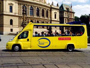From Old Town: 2-Hour Prague Bus Tour with Top Sights - Meeting at Náměstí Republiky and how to start smoothly