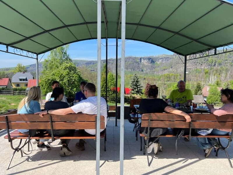 From Prague: Bohemian & Saxon Switzerland All-Inclusive Tour - Bastei Bridge and the Elbe canyon: ruins, viewpoints, and the classic photo walk