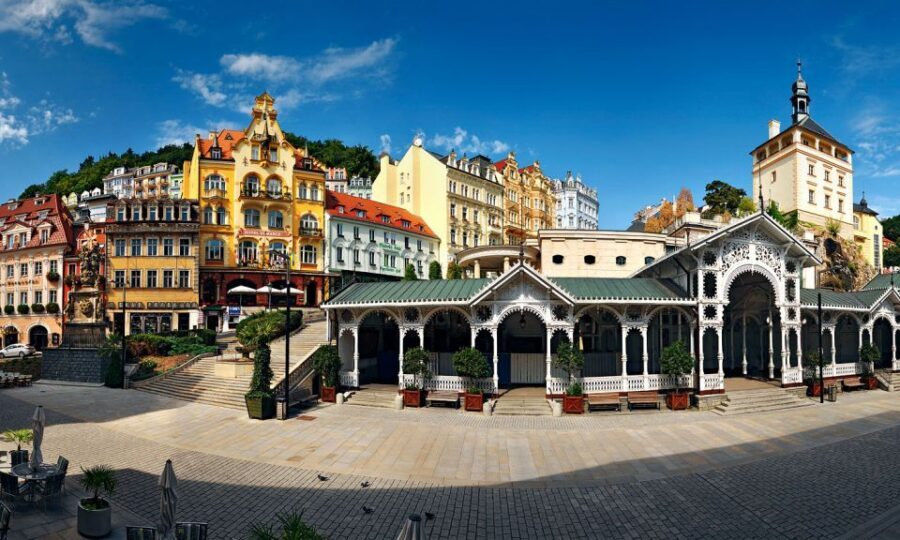 From Prague: Karlovy Vary Guided Day Trip - Getting to the springs: tasting water like a local ritual