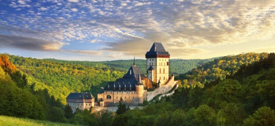 From Prague: Karlštejn Castle & Koněprusy Caves Tour - Prague to Central Bohemia in a Comfortable Small Group