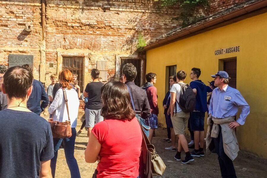 From Prague: Tour of Terezin Concentration Camp - Crossing to the Small Fortress: where the Gestapo prison becomes concrete