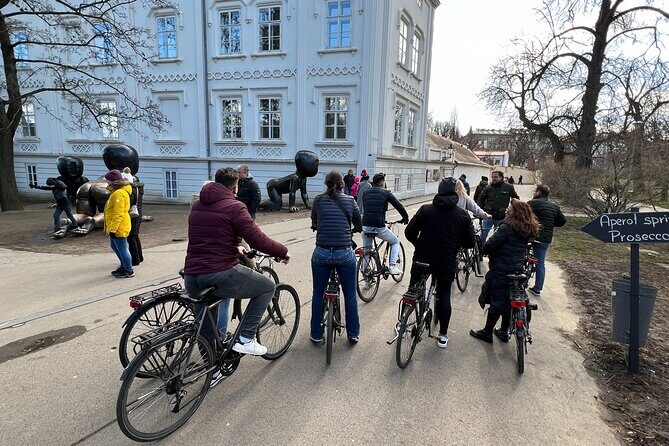 Hidden Prague Bike Tour - The guides and the small-group factor (George, Emma, Tom, Maartje)