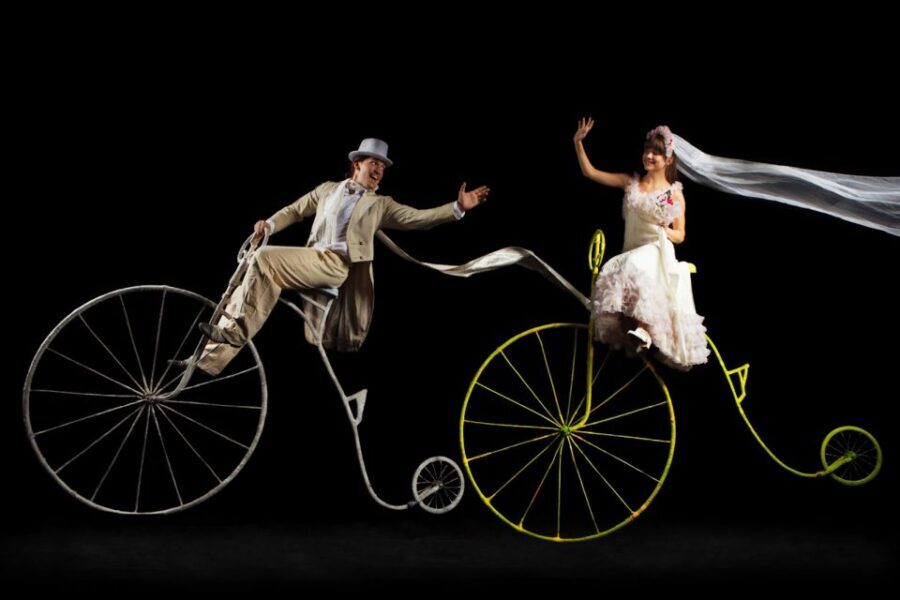 Prague: 1.5-Hour Black Light Theater Srnec Performance - Floating Figures, Colour Tricks, and the Dance-Mime Craft