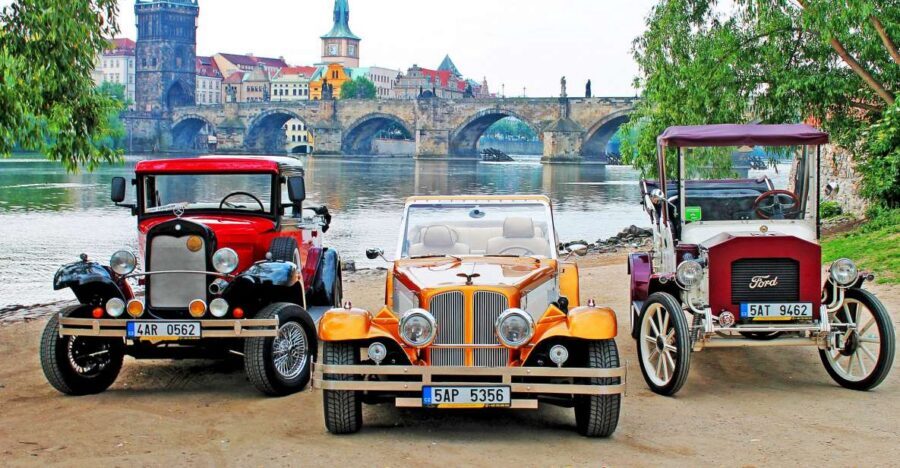 Prague: 1.5–Hour Vintage Car Tour - Old-New Synagogue, Spitfire Butterflies, and Slight Uncertainty