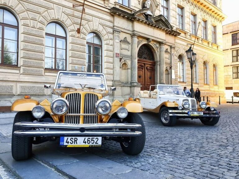Prague: 1.5–Hour Vintage Car Tour - The 90-minute plan: what you actually cover