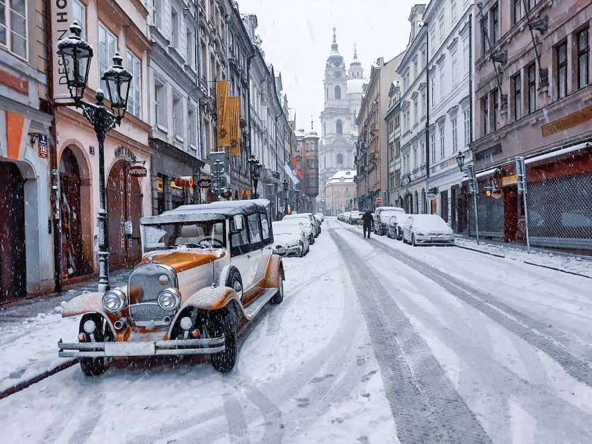 Prague: 1.5–Hour Vintage Car Tour - Hotel pickup and customizable stops without the stress