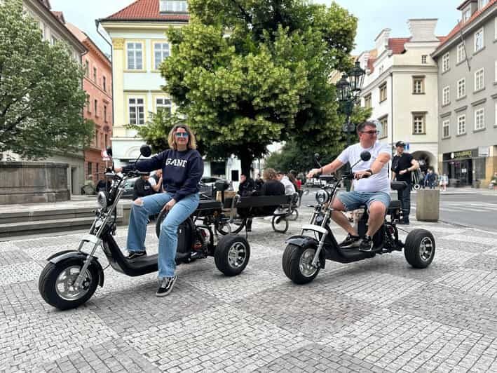 Prague: 2 hours FUN TRIKE tour in Prague with guide - Meeting at Uhelný trh: get comfortable before you roll