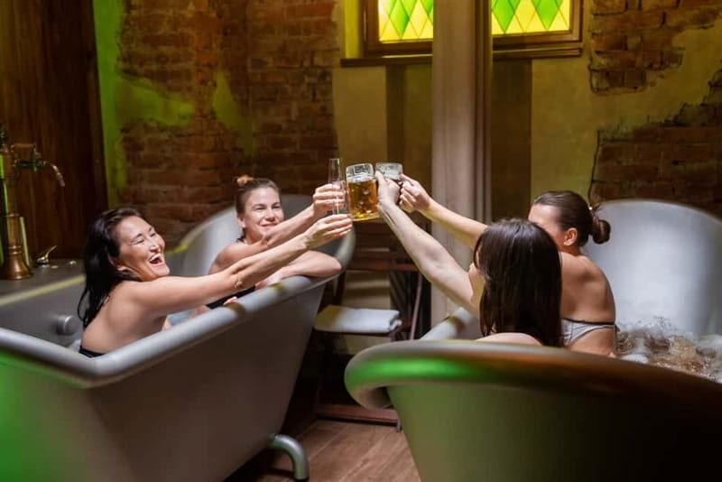 Prague: Beer and Wine Spa Bath with Salt Cave Experience - Beer or Wine Spa Bath in Prague: what’s in the tub?