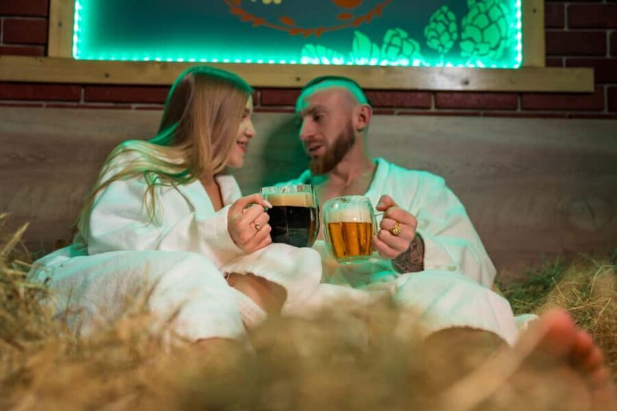 Prague: Beer Spa Experience with Unlimited Beer and Sauna - What the 1-hour Beer Spa session feels like