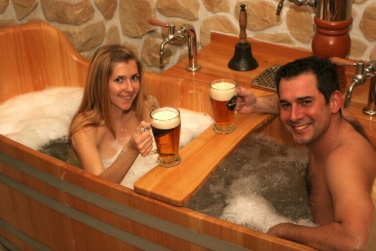 Prague: Bernard Beer Spa with Beer and Massage Option - Your 1-Hour (or 90-Minute) Private Beer Bath: Tub, Heated Bed, Unlimited Beer