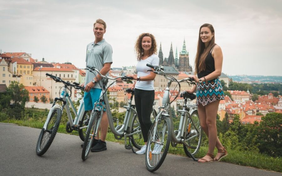 Prague: Bike or E-Bike City Tour with A Local Guide - Small-group pacing with local guides like Petr, Jane, and Zuzana