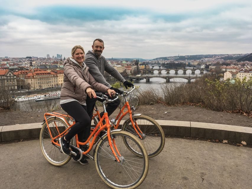 Prague: Bike or E-Bike City Tour with A Local Guide - Letná and Expo 58 stops: sweeping Prague views in minutes