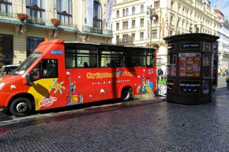 Prague: City Sightseeing HOHO Bus Tour & Optional Boat Tour - Blue Route to Prague Castle and Old Town Square (90 Minutes at a Time)