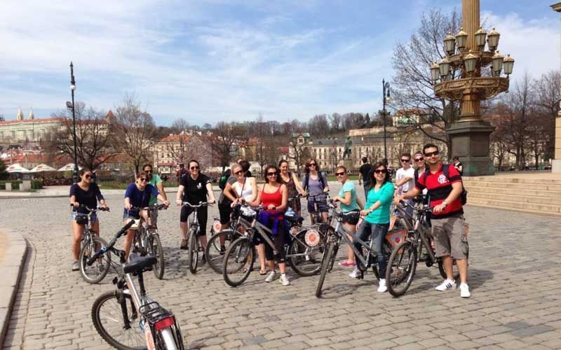 Prague: Classic City Bike Tour - Dancing House and Kampa Island: Modern Curves Meet the Giant Babies