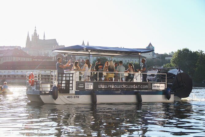 Prague Cycle Boat - The Swimming Beer Bike - Drinks Included: The Fun Factor (and One Need-to-Know)