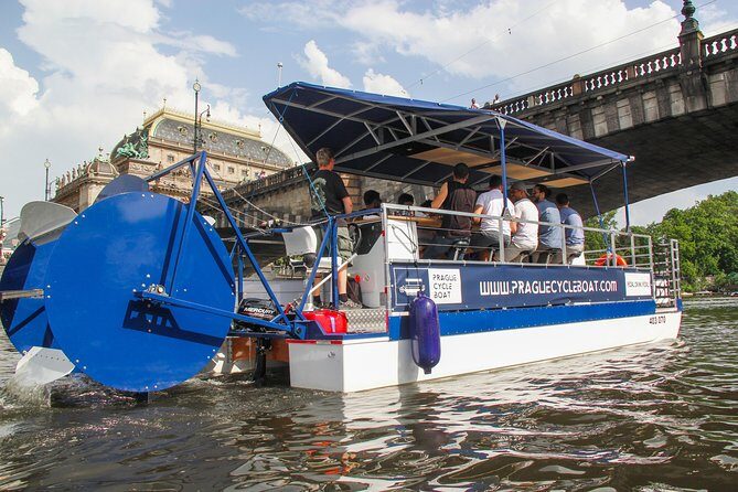 Prague Cycle Boat - The Swimming Beer Bike - The Crew Makes (or Breaks) the Mood