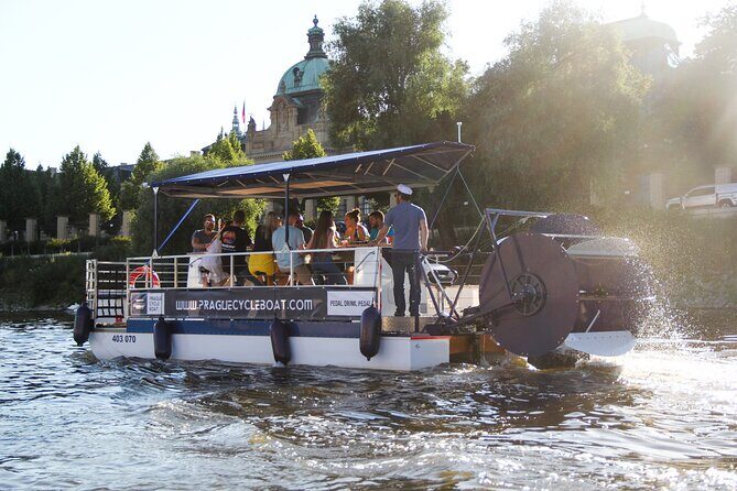 Prague Cycle Boat - The Swimming Beer Bike - Does It Feel Like a Workout?