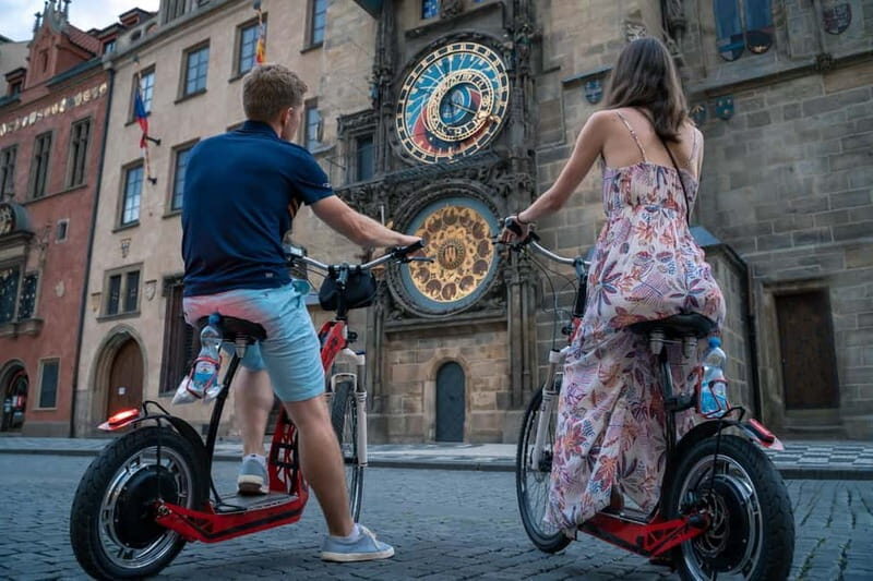Prague: E-Bike or E-Scooter Tour with A Local Guide - The first leg: Štvanice, Letná Park, and the Metronome viewpoints