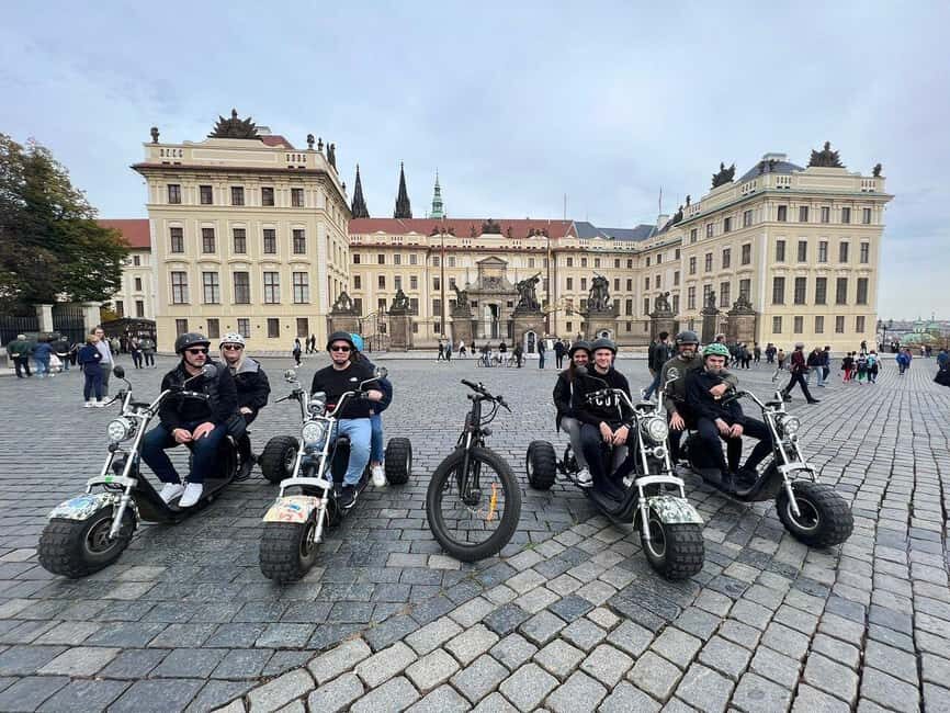 Prague: Electric Trike Viewpoints Tour - Letná Park viewpoint and the Prague Giant Metronome: Prague’s best angles