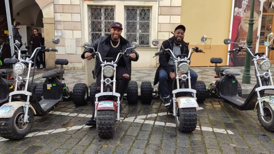 Prague: Electric Trike Viewpoints Tour - Driving comfort over cobblestones: safety training, traffic, and winter notes