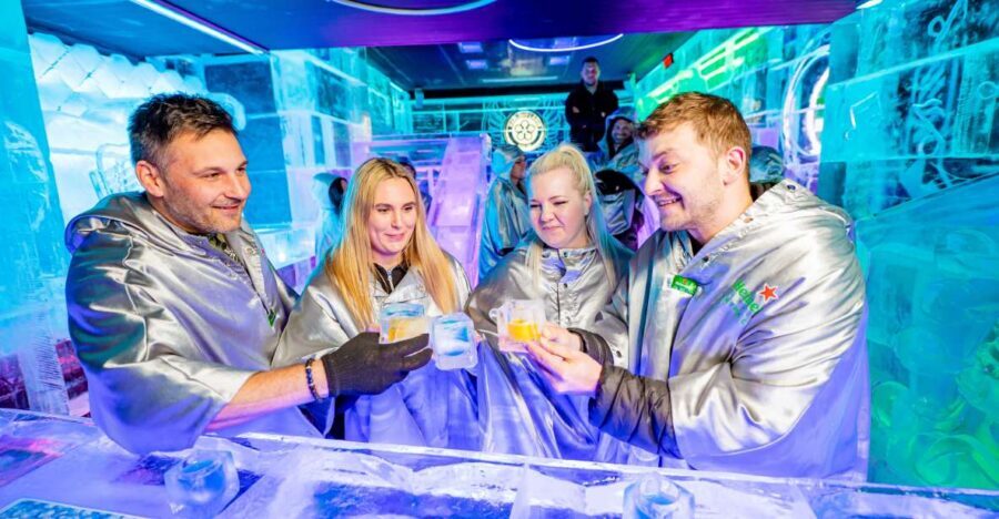 Prague: Entry ticket to Ice Pub Prague with Nightclub Option - Your Ticket Value: $14 for Ice Gear Plus a Drink