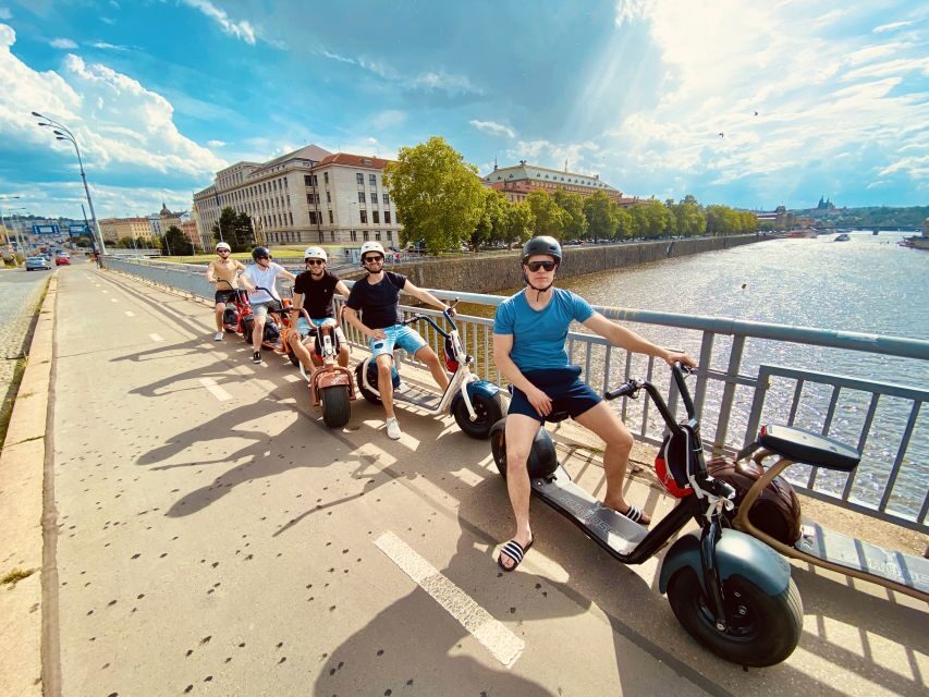 Prague: Fat Tire E-Scooter Guided Tour - Prague Castle area, Strahov Monastery, and the Lennon Wall payoff