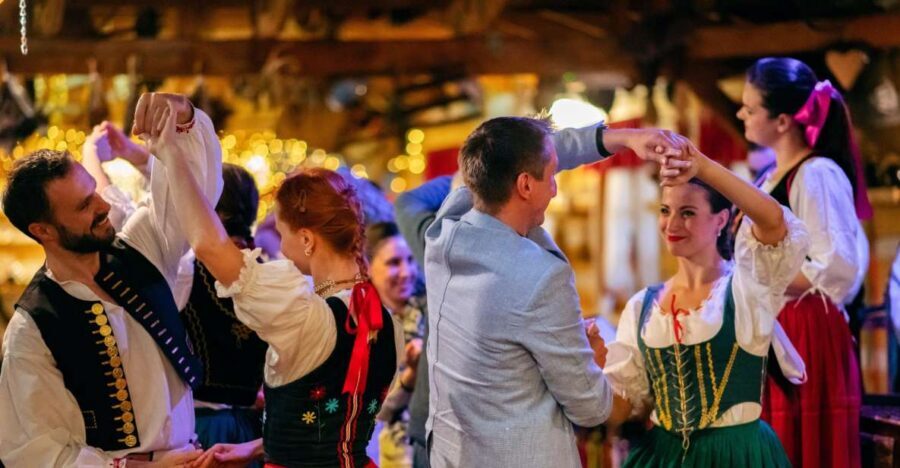 Prague: Folkloric Dinner Show with Unlimited Drinks - The 4-course Czech menu: choose a main that fits you