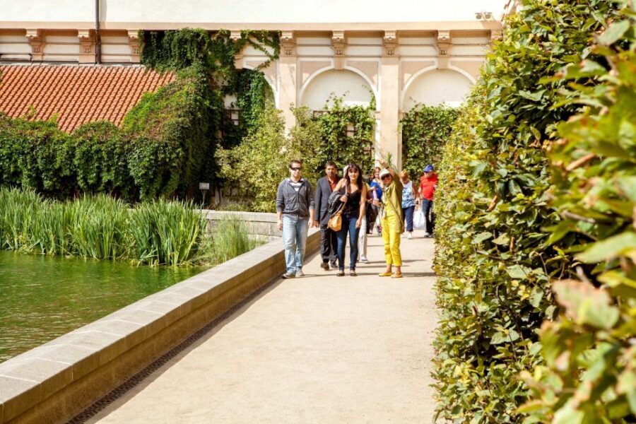 Prague: Full-Day Sightseeing Tour with Cruise and Lunch - Crossing to Castle Town: Diplomatic Quarter to Prague Castle Ramparts