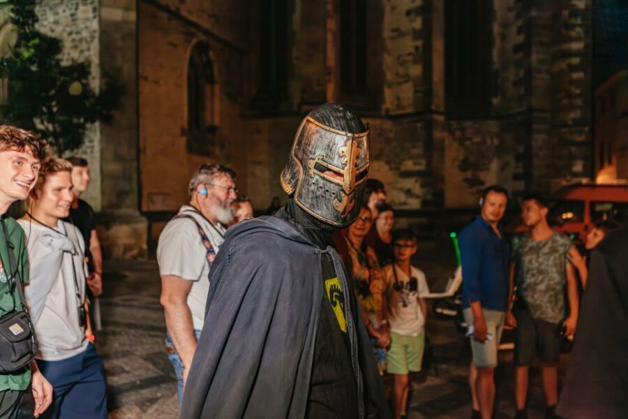 Prague: Ghost Walking Tour Where Legends Come To Life - Old Town Square and the Astronomical Clock skeleton story