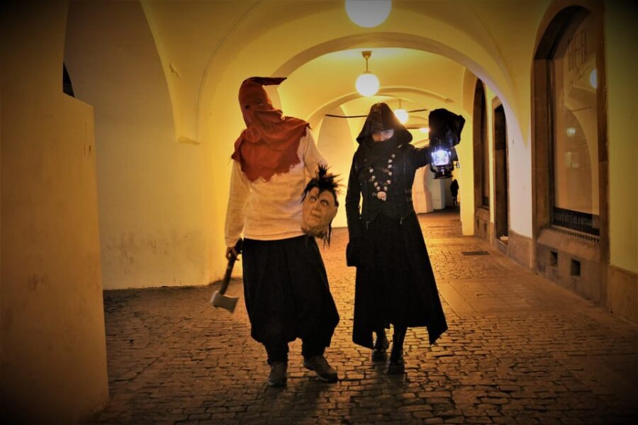 Prague: Ghosts, Legends, Medieval Underground & Dungeon Tour - Old Town lanes by lantern light: stories in the places you can still see