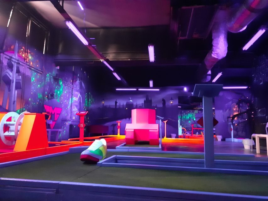 Prague: Glow Golf Mini Golf Game by UV Light - The Energy Shift: Games Beyond the Golf