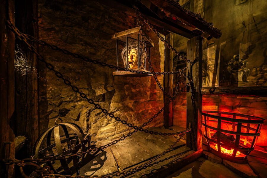 Prague: Museum of Torture Entry Ticket - Entering the reconstructed cellars on Celetná Street