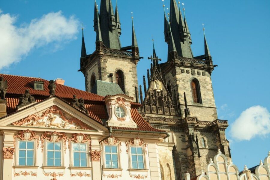 Prague: Old Town and Jewish Quarter Guided Tour in German - Charles University and Estates Theater area: history in plain sight