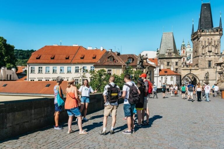 Prague: Old Town, Astronomical Clock and Underground Tour - Charles Bridge, Explained While You Walk It