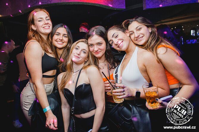 Prague Pub Crawl with Unlimited Drinks & 5 story club Entry - Guide Energy, Group Size, and Safety: The Social Part