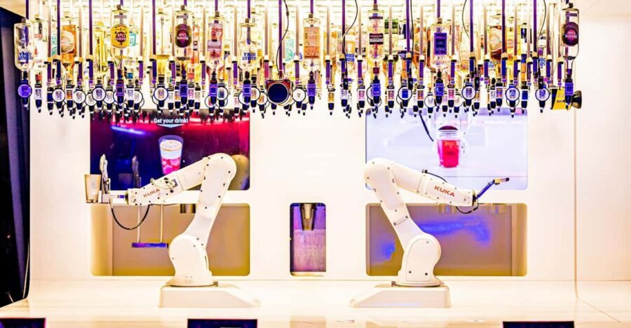 Prague: Robotic Bar Entry with a Drink Included - Where to Go: Karlovy lázně Entrance From Charles Bridge