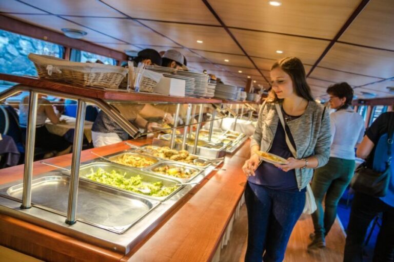 Prague: Sightseeing Boat Cruise with Buffet Dinner - Boarding at Dvorakovo embankment: timing is part of the experience
