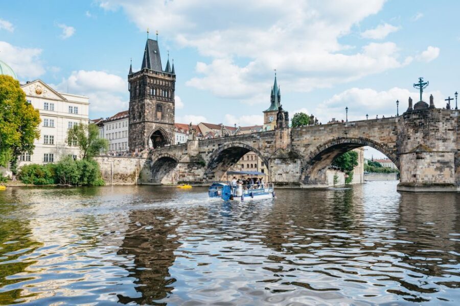 Prague: Swimming Beer Bike on A Cycle Boat - Quick hits on Prague’s swimming beer bike