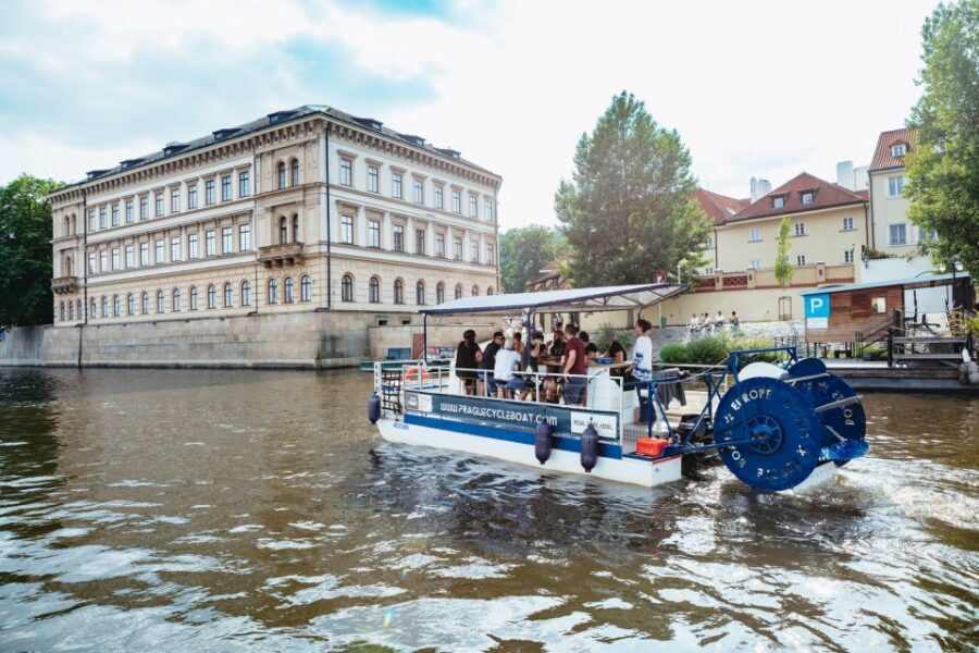 Prague: Swimming Beer Bike on A Cycle Boat - Should you book this Prague cycle-boat beer tour