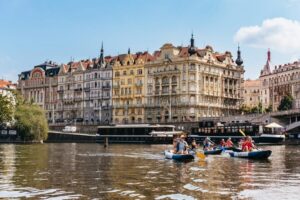 Prague: Vltava River Guided Canoeing Tour - Where you glide: Cisarska louka and Prague’s river sights