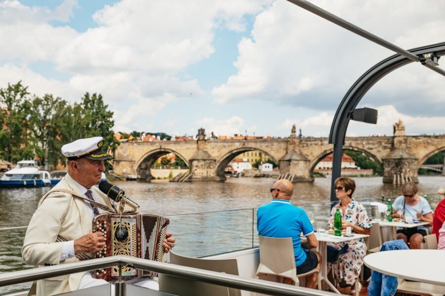 Prague: Vltava River Lunch Cruise in an Open-Top Glass Boat - FAQ