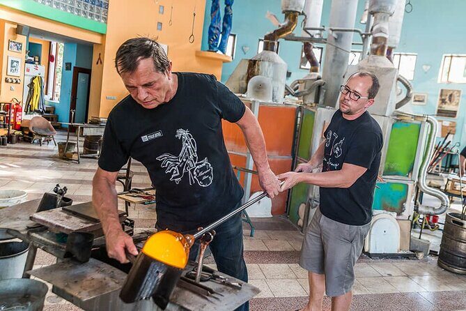 Private Bohemian Glass and Czech Crystal Tour with lunch included - Workshop 1: Novotný Glass Studio and its mix of art and production