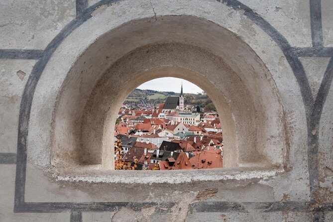 UNESCO Cesky Krumlov from Prague with Guided Tour and Transfer - Entering Český Krumlov Castle: the views and the guided pacing